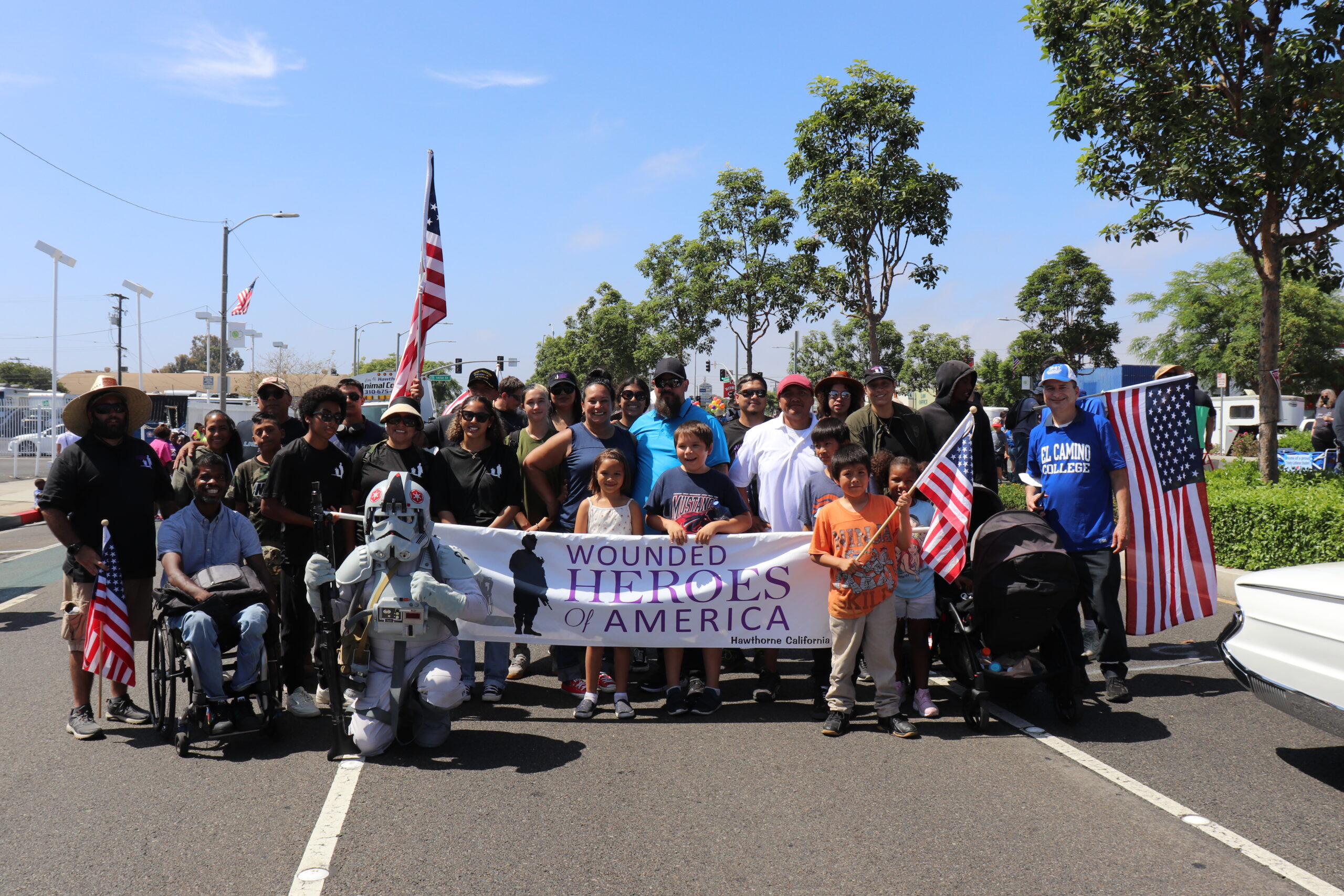 Wounded Heroes at the Hawthorne 100th Year Celebration