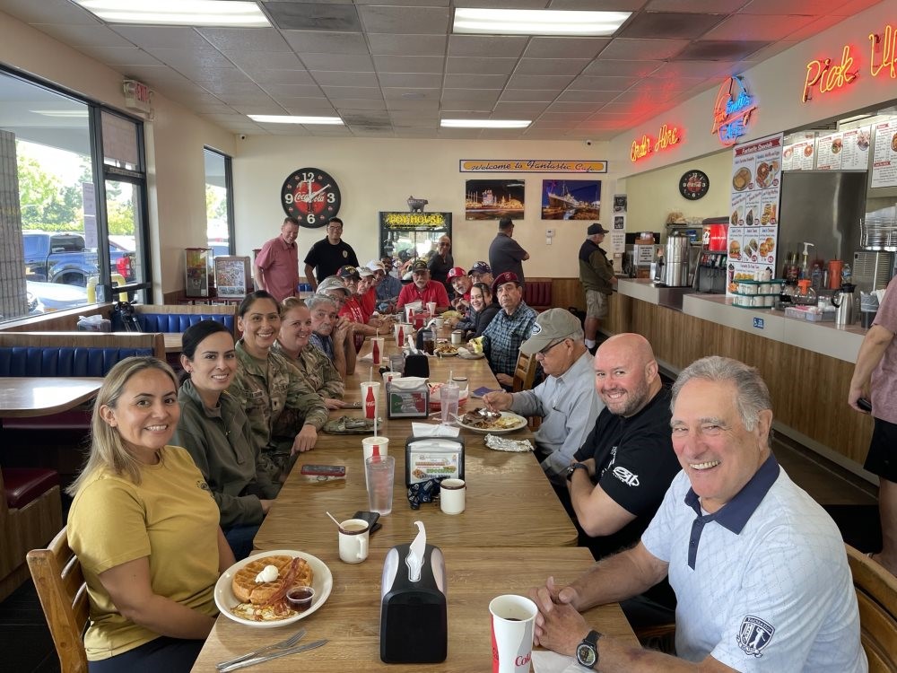 lunch with our vets