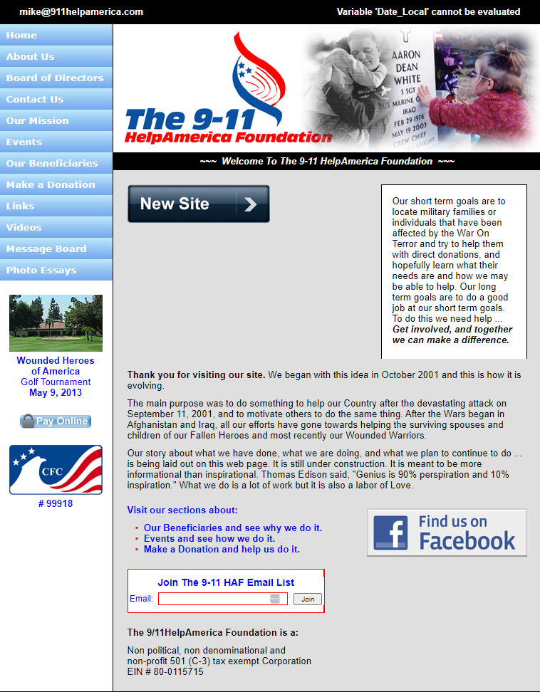 The 9-11 HelpAmerica Foundation